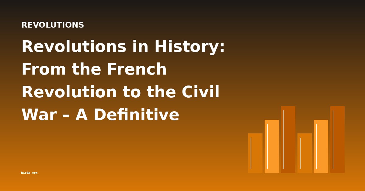 Revolutions in History: From the French Revolution to the Civil War – A Definitive Overview