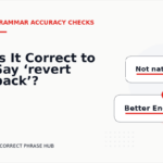 Is It Correct to Say ‘revert back’?