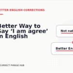 Better Way to Say ‘I am agree’ in English